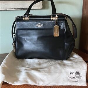 Coach Gracie Black Leather Women's Bag
